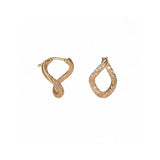Hum Jewelry Tokyo 18K Yellow Gold Earrings Set with .38ct White Diamonds