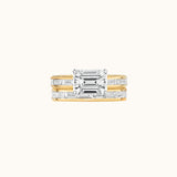 Viltier 18K Yellow Gold Diamond Eclat Band