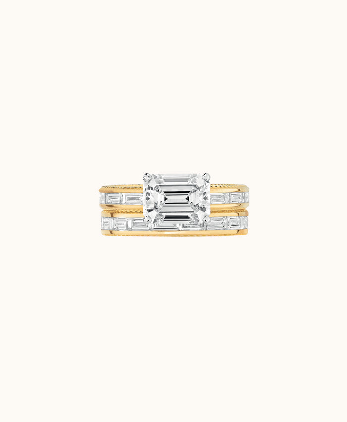 18K Yellow Gold Diamond Eclat Band
