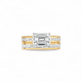 Viltier 18K Yellow Gold Diamond Eclat Band