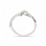 Bibi Van Der Velden Swirl Diamond Stackable Ring