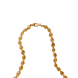 Darlene de Sedle 27" Oval Faceted Gem Citrine Bead Necklace