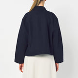 Extreme Cashmere No 428 Raven Motor Dbl Face Jacket