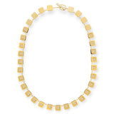 Ileana Makri Baguette Diamond Tile Necklace