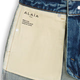 ALAIA Denim Straight Pants