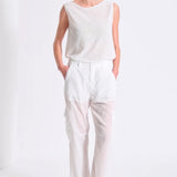 Transit Cotton Muslin Cargo Trousers