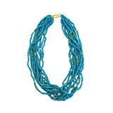 11 Strand Turquoise Necklace