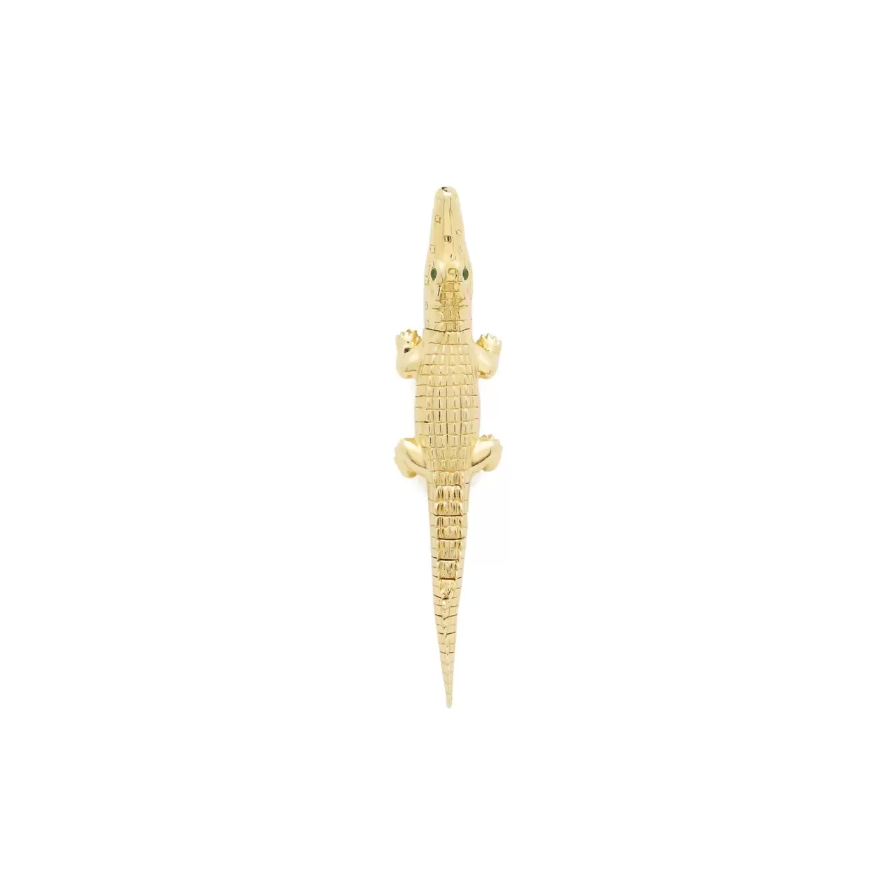 Bibi-Van-Der-Velden-18K-Yellow-Gold-Alligator-Bite-with-Tsavorite-Eye-Amarees