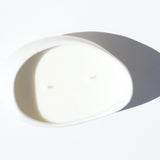 AMEN Luz Candle White Glazed