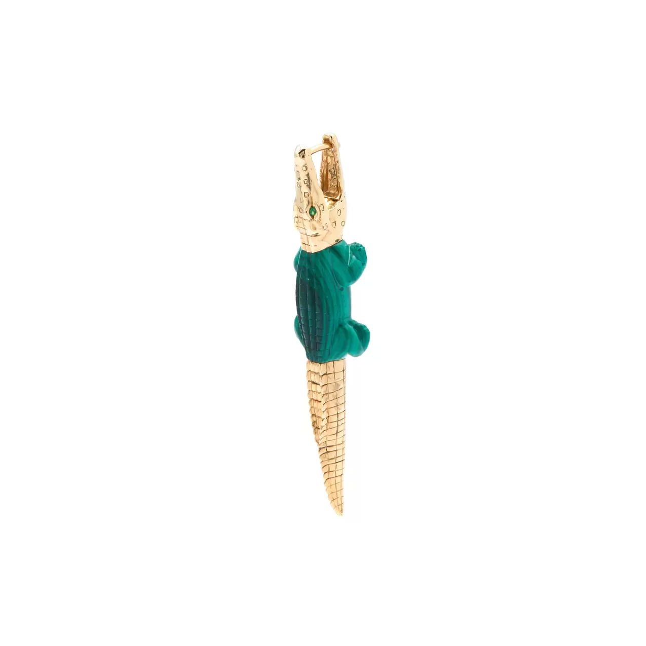 Bibi-Van-Der-Velden-18K-Yellow-Gold-Malachite-Alligator-Bite-Amarees