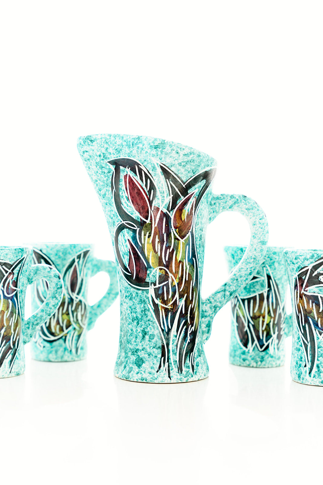 Blue Borty Fruit Juice Service Set