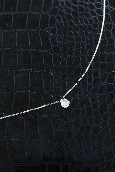 Coady-Cuhla-14K-White-Gold-Pear-Rose-Cut-Diamond-Necklace-Amarees