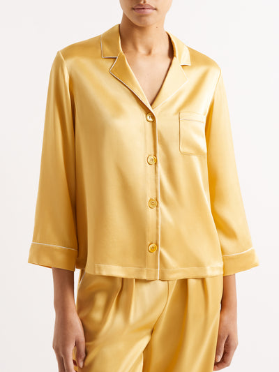 Eres-Rire-Pijama-Shirt-Yellow-Amarees