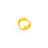 22K Yellow Gold 3 Coil Ring