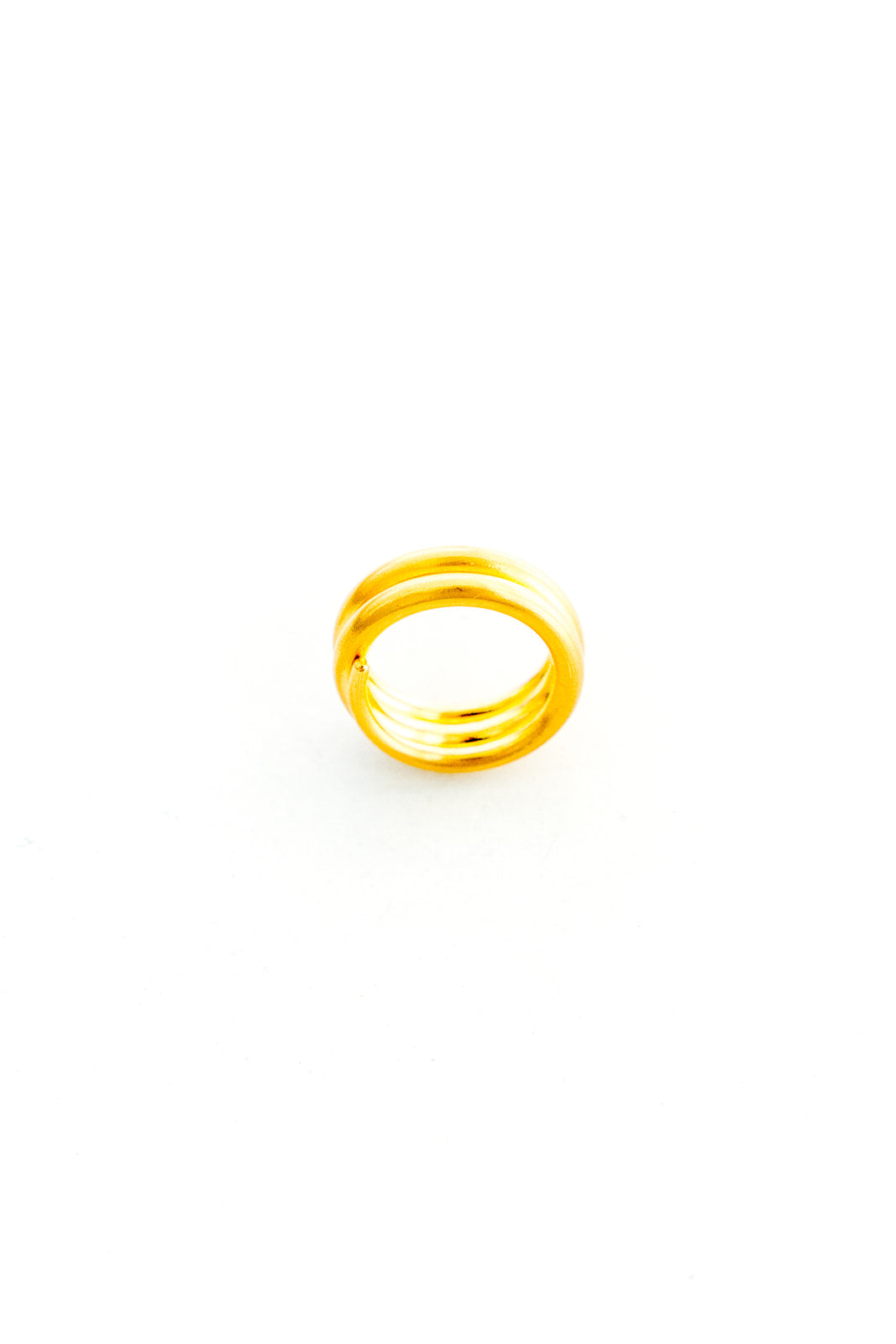 22K Yellow Gold 3 Coil Ring