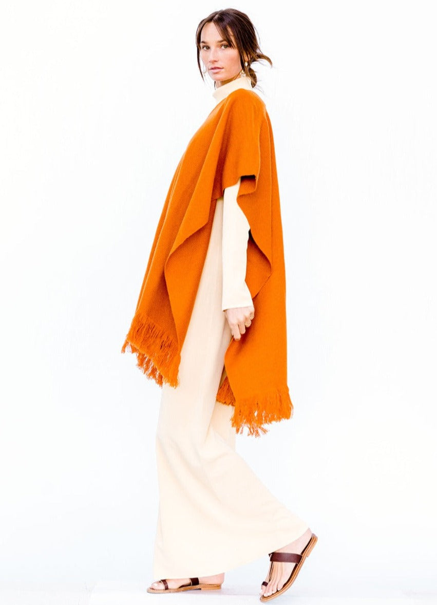 denis-colomb-classic-poncho-orange-amarees