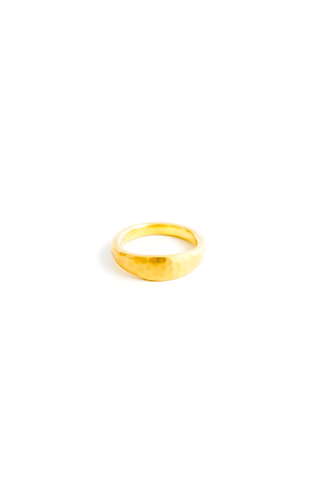 22K Yellow Gold Flat Band Ring