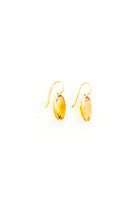 22K Yellow Gold Faceted Citrine Drops