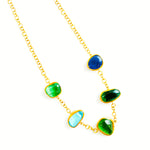 Pippa-Small- 18K-Yellow-Gold-Tanzanite-Aquamarine-Peridot-Five-Stone-Necklace-Amarees