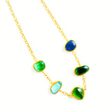 Pippa-Small- 18K-Yellow-Gold-Tanzanite-Aquamarine-Peridot-Five-Stone-Necklace-Amarees