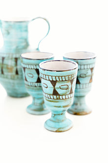 Blue Maunier Fruit Juice Service Set