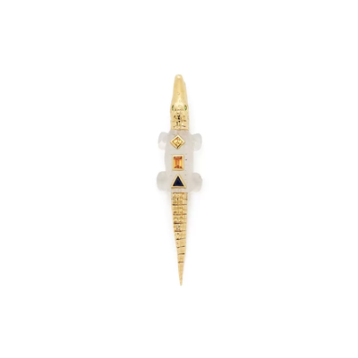 Bibi-Van-Der-Velden-18K-Yellow-Gold-Pop-Alligator-Bite-Earring-Amarees