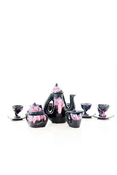 Vallauris Pink Tea Service