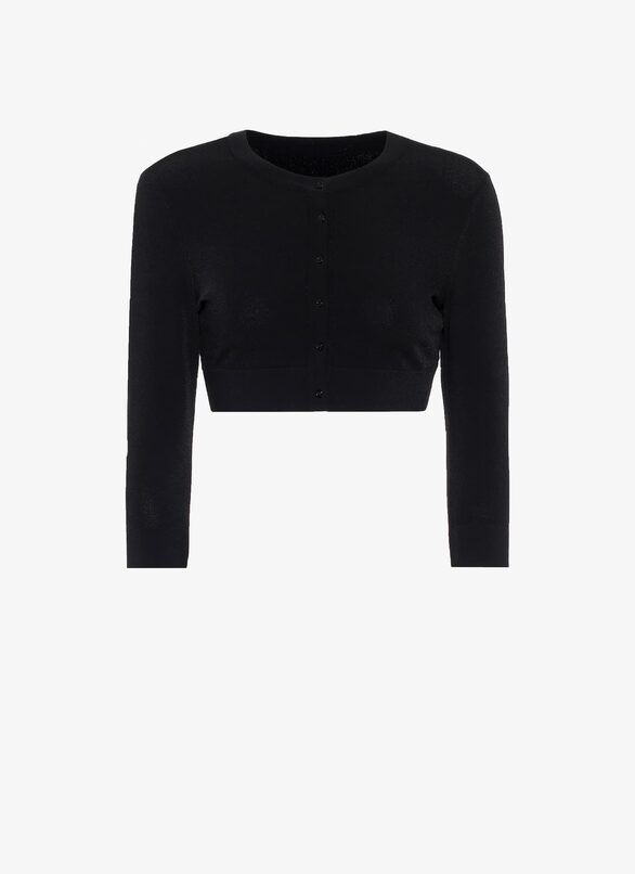 Alaia-cropped-cardigan-black-amarees