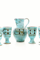 Blue Maunier Fruit Juice Service Set