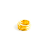 22K Yellow Gold 3 Coil Ring