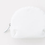 Arts & Science Leather Round Zip Pouch