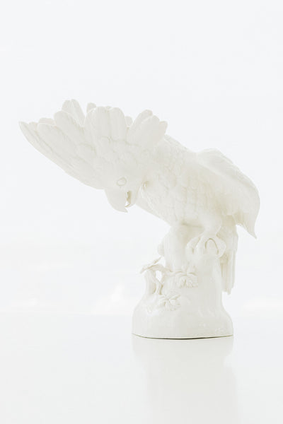 Nymphenburg Porcelain Cockatoo height: approx 13”