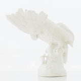 Julius Pair of Small Nymphenburg Porcelain Cockatoos with Arched Wings Height: approx 8”