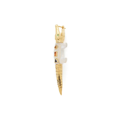 Bibi-Van-Der-Velden-18K-Yellow-Gold-Pop-Alligator-Bite-Earring-Amarees