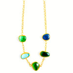 Pippa-Small- 18K-Yellow-Gold-Tanzanite-Aquamarine-Peridot-Five-Stone-Necklace-Amarees