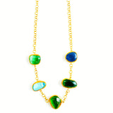 Pippa-Small- 18K-Yellow-Gold-Tanzanite-Aquamarine-Peridot-Five-Stone-Necklace-Amarees