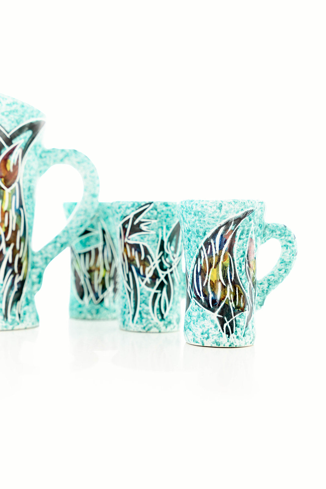 Blue Borty Fruit Juice Service Set