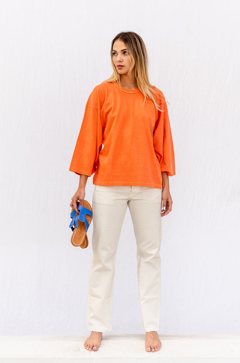 VISVIM-kimono-tee-orange-amarees