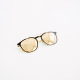 One of a Kind Eze Burgundy Rose Gold Sunglasses