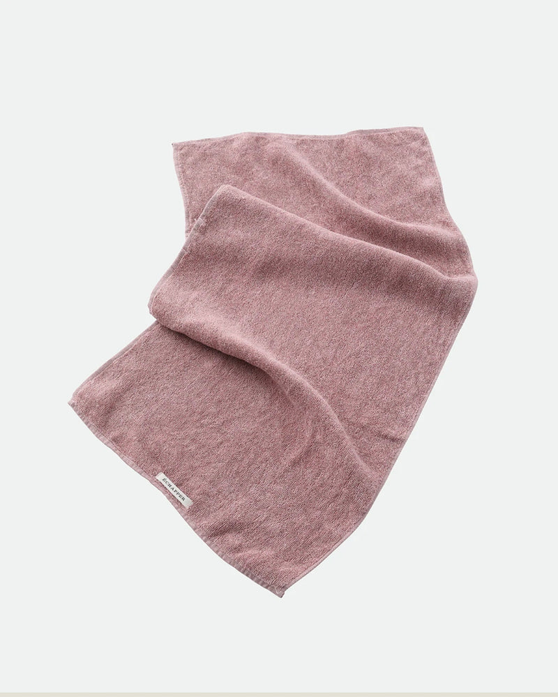 Botanically Colored Linen Japanese Face Towel