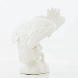 Julius Pair of Small Nymphenburg Porcelain Cockatoos with Arched Wings Height: approx 8”