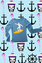 Cashmere Surfer Crewneck Sweater