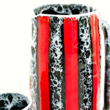 Vallauris Red and Black Fruit Juice Service Set