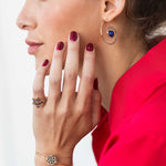 Noor-Fares-18K Yellow-Gold-Seed-of-Life-Torque-Bracelet-Amarees