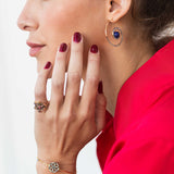 Noor-Fares-18K Yellow-Gold-Seed-of-Life-Torque-Bracelet-Amarees