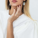 Irene Neuwirth 18K Rainbow Moonstone Ring