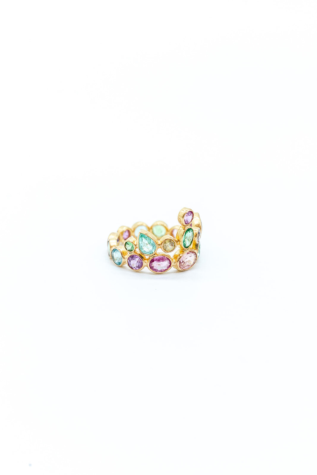 Marie-Helene-de-Taillac-22K-Yellow-Gold-Multicolored-Tiara-Ring