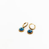 Ileana Makri Deep Blue Eye Earrings XS