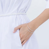 Mattia Cielo 18K White Gold Diamond Bracelet