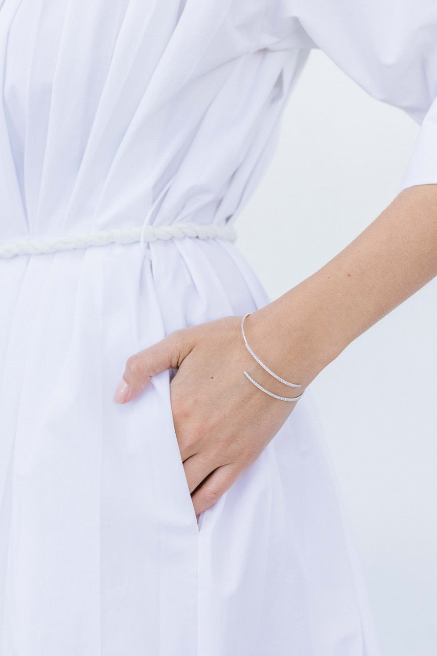 18K White Gold Diamond Bracelet